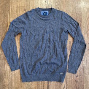 Kangol Viscose Gray Crew Soft Pullover Sweatshirt Sweater Mens LARGE